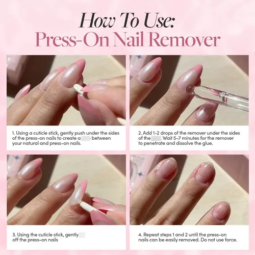 Removedor De Uñas Glamnetic Suave Sin Acetona 1.0 Fl Oz
