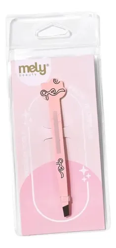 Pinza Para Depilar Cejas X1 Uni Mely Beauty Rosa Coquette