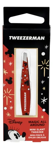 Pinza Mini Inclinada Tweezerman Para Cejas Viaje Precisión