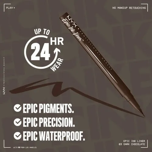 Delineador De Ojos Liquido Nyx Epic Ink Liner