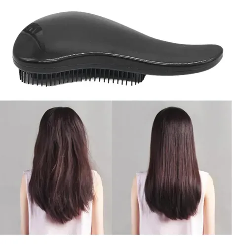 Cepillo Antiestático Negro Para Cabello – Suave Y Eficaz