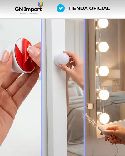 Luces Led Para Espejo Tocador Usb 10 Focos Regulables