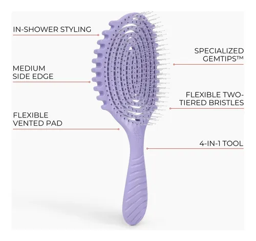 Cepillo Para El Cabello Bounce Curl Detangle Define Lavender