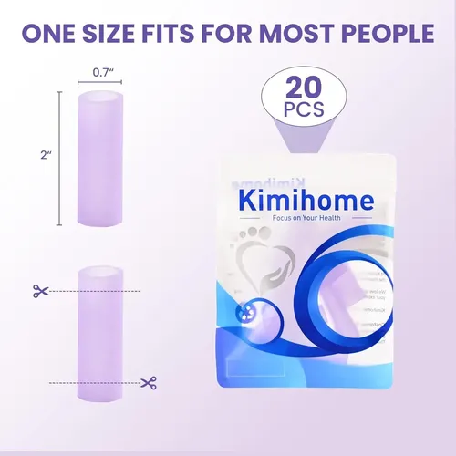 Fundas De Silicona Para Dedos Kimihome Lavanda 20 Pzas