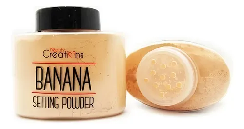 Polvo Fijador Banana Setting Powder de Beauty Creations, para un Acabado Mate en Todo Tipo de Piel