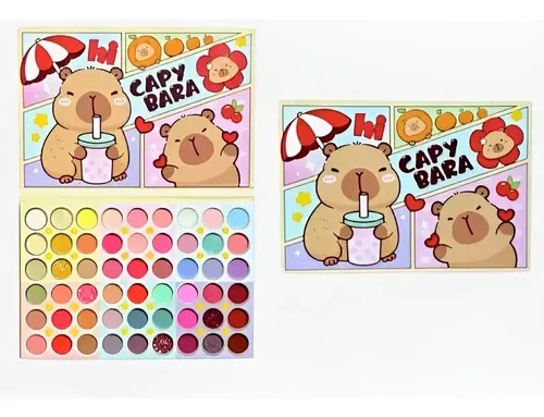 Paleta De Colores Grande 54 Sombras Maquillaje Stitch Niñas Color 54 sombras