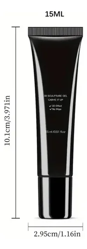 Gel Modelador 3d Para Nail Art, 15 Ml Gel Ondulado De Agua