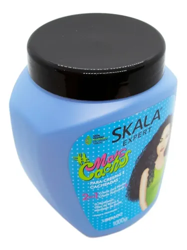 Skala Mais Cachos 1kg Hidratación Crema Rulos Apta Curly