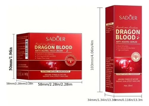 Set Lingzhi & Dragon: Crema De Sangre Hidratante