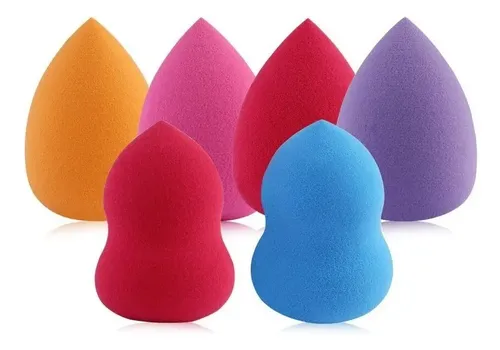 Pack de Esponjas de Maquillaje Encantessa: 4 Beauty Blender para Base Líquida y Polvo