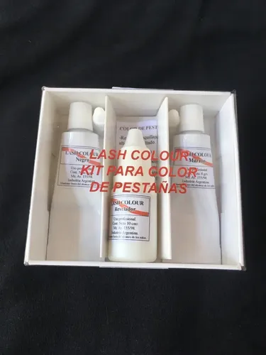 Kit Para Tintura De Pestañas Cejas 50 Servicios Lash Colour