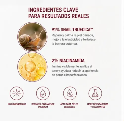 Tónico Reparador Snail Truecica Miracle