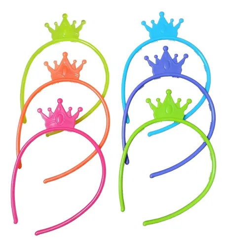 Vincha Corona Infantil Nenas Accesorios De Pelo Pack X 12