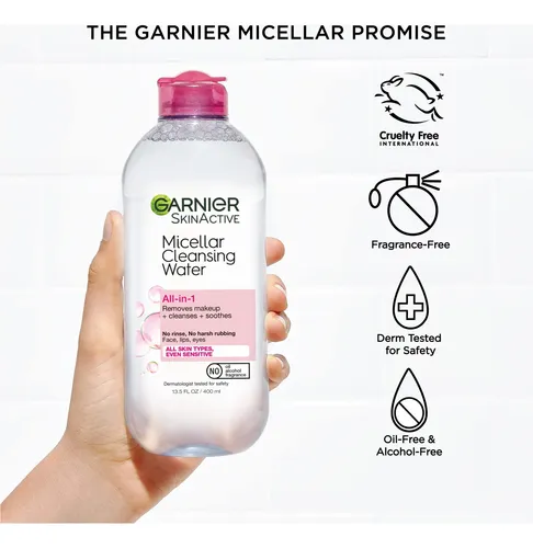 Agua Micelar Garnier Desmaquillante Y Limpiadora 200 Ml