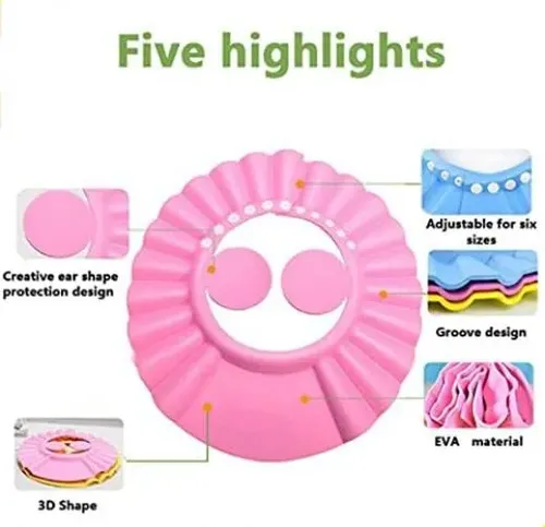 Herramienta De Ducha Para Bebés, Champú, Gorro De Baño.1