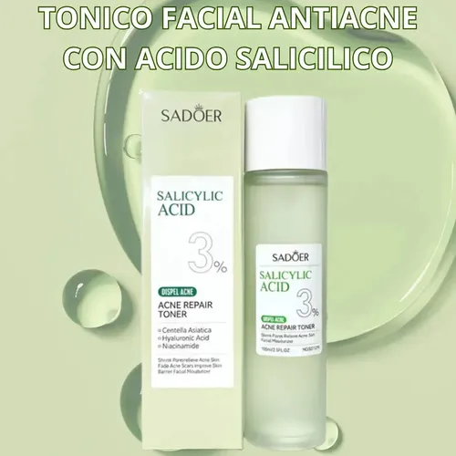 Loción Antiacné Sadoer Ácido Salicílico 3% Centella Asiática 100ml