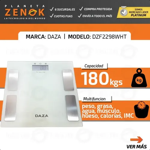 Balanza De Baño Digital Personal Electronica Resistente