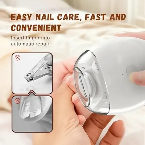 Cortador Uñas Eléctrico P/adultos Bebe Manicura Recargable Y