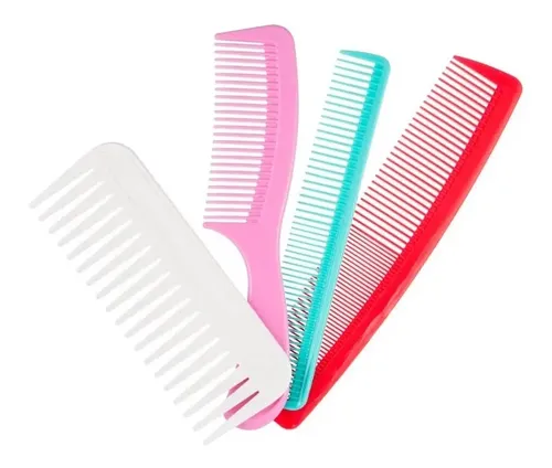 Peine Cabello Set X 4 Zeva Cosmetics