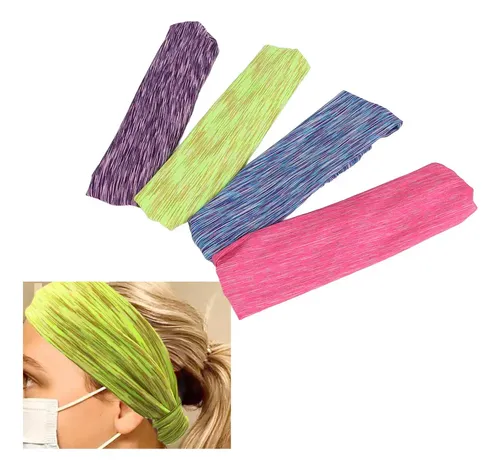 S Cintas For El Pelo For Hacer Ejercicio, 4 Piezas, Anchas,