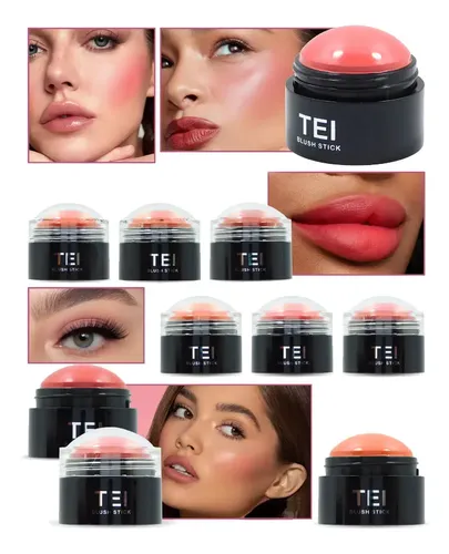Rubor Barra Tei Bounce Blush Stick Multiproposito Ojoslabios