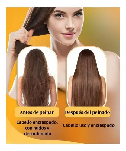 Kit 6 Cepillos Y Peines De Bambú Antifrizz