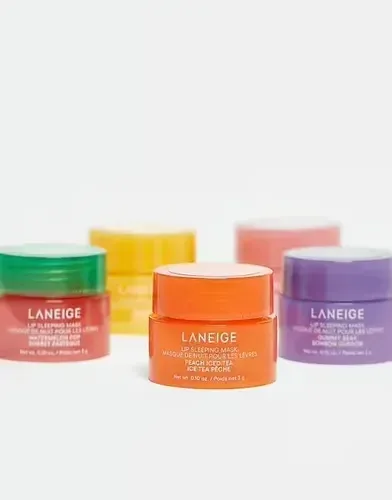 Set Laneige Lip Mask Nocturna Reparadora Labios X5