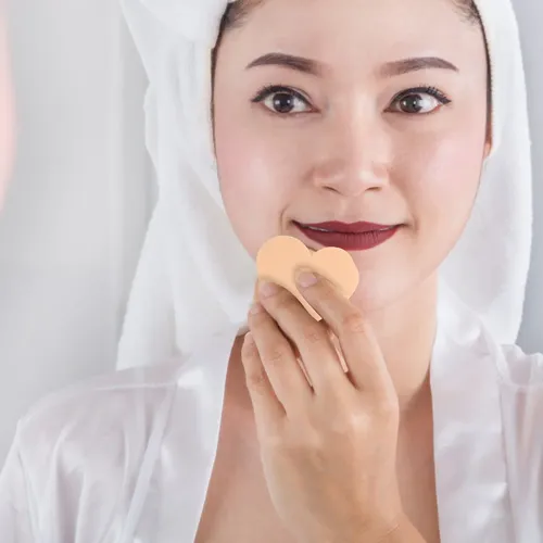 4 Esponjas Aplicadoras De Maquillaje Suaves Para Polvo, 4 Pi