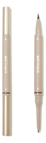 Sheglam Lápiz De Cejas 2 En 1 Pluma Líquida Impermeable Color Auburn