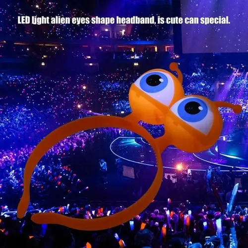 Nueva Diadema Eyeball Led Con Forma De Argolla Para El Pelo,