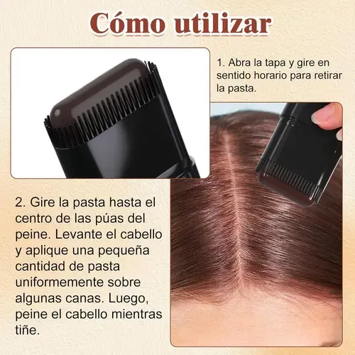 Peine Portátil Para Teñir El Cabello