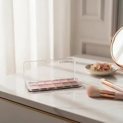 Paleta De  12 Sombras Para Ojos Mate Y Shimmer –  By  Famoty