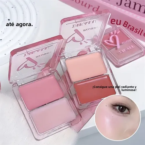 Rubor Cremoso 2 Tonos Efecto Glowy Multifunción Piel Sana