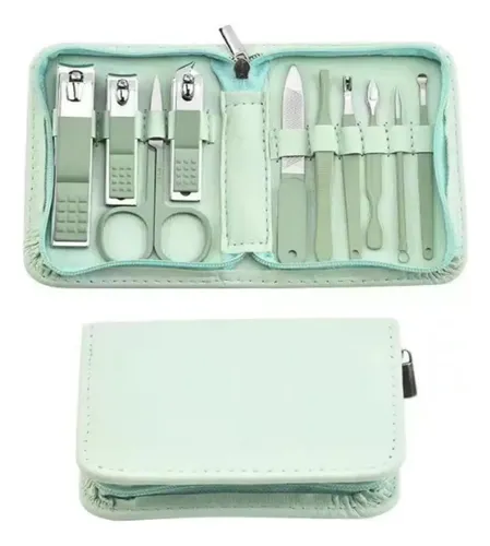 Kit Cortaúñas Acero Inoxidable Cuidado De Uñas