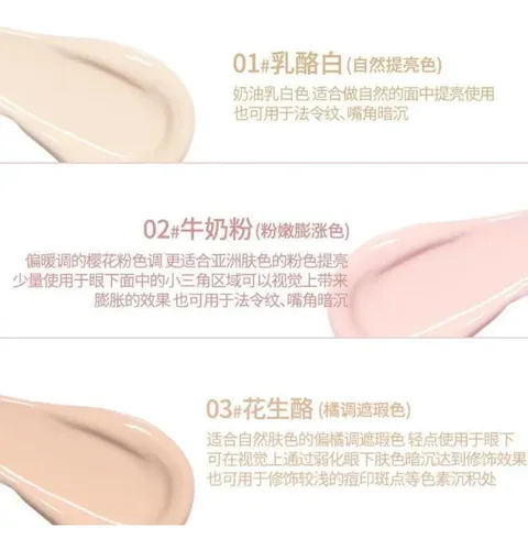 Corrector De Ojeras En Lápiz Con Aplicador Esponja Pro Nuevo