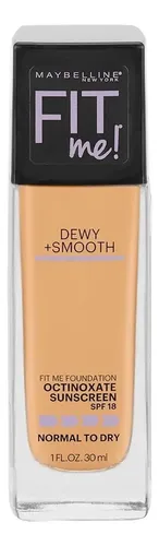 Base Líquida Maybelline Fit Me. Tono 225 Medium Buff. 30 Ml