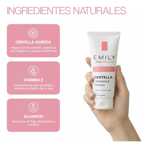 Emily Crema Anticelulitis – 200ml Fragancia Frutal