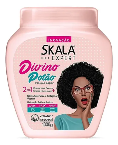 Tratamiento Skala Divino Potao 2 En 1 Crema De Peinar Rulos