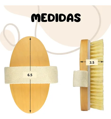 Calidad Superior Cepillo Corporal Exfoliante De Cerdas
