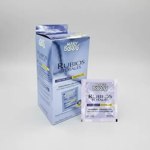 Rubios Totales Crema Antiamarillo 20g Mary Bosques X 36 Und