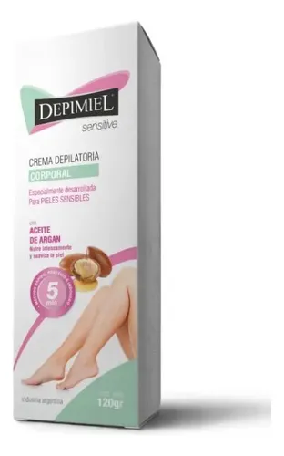 Crema depilatoria Depimiel Sensitive para corporal piel delicada 120 g