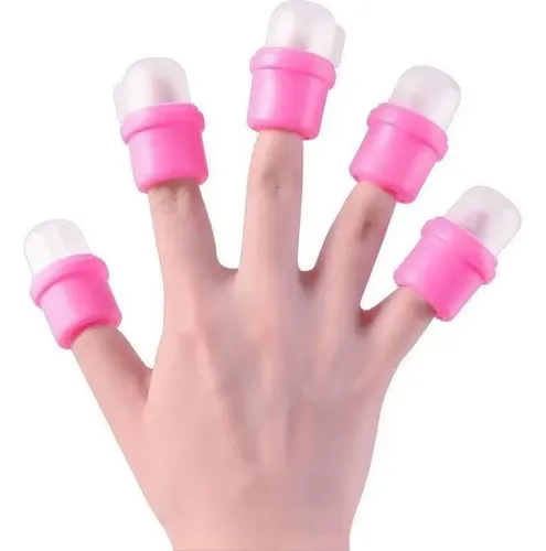 Juego De 10 Capuchones De Remojo Para Uñas Mausong