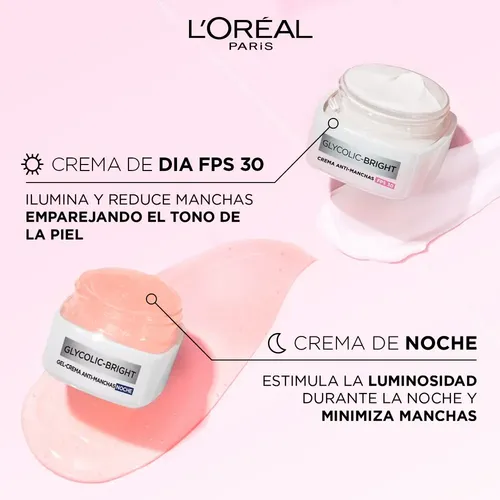 Crema Día Anti Manchas Glycolic Bright L Oréal Paris