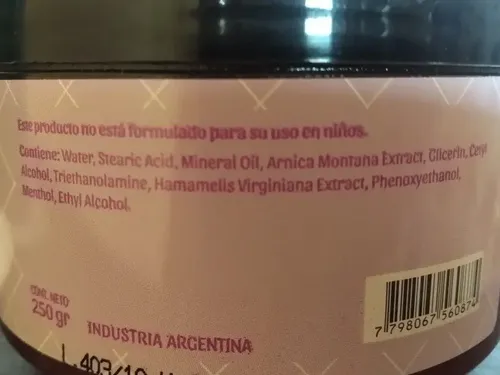 Crema Pédica Con Árnica Y Hamamelis Hierbas Del Oasis