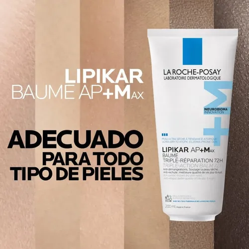 La Roche Posay Lipikar Ap+max Baume Piel Sensible X 200ml