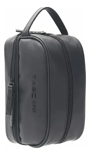 Neceser Tascani De Viaje Organizador Estuche Portacosméticos Bolsito Avion Valija Baño Maquillaje Color Negro