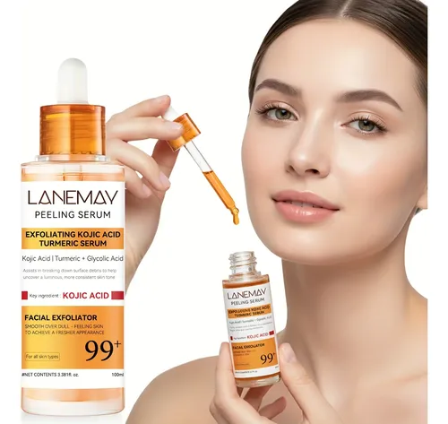 Ácido Kójico Y Cúrcuma Sérum Exfoliante – Piel Radiante