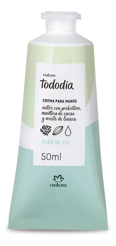 Crema Hidratante Para Manos Natura Tododía Flor De Lis 50ml