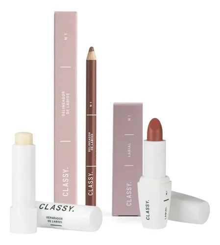 Kit Labios Nude Con Reparador Classy