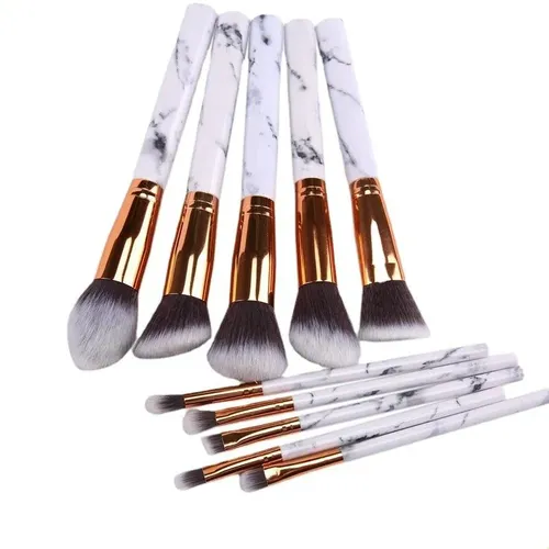 Set 24 Brochas De Maquillaje Para Rostro Y Ojos